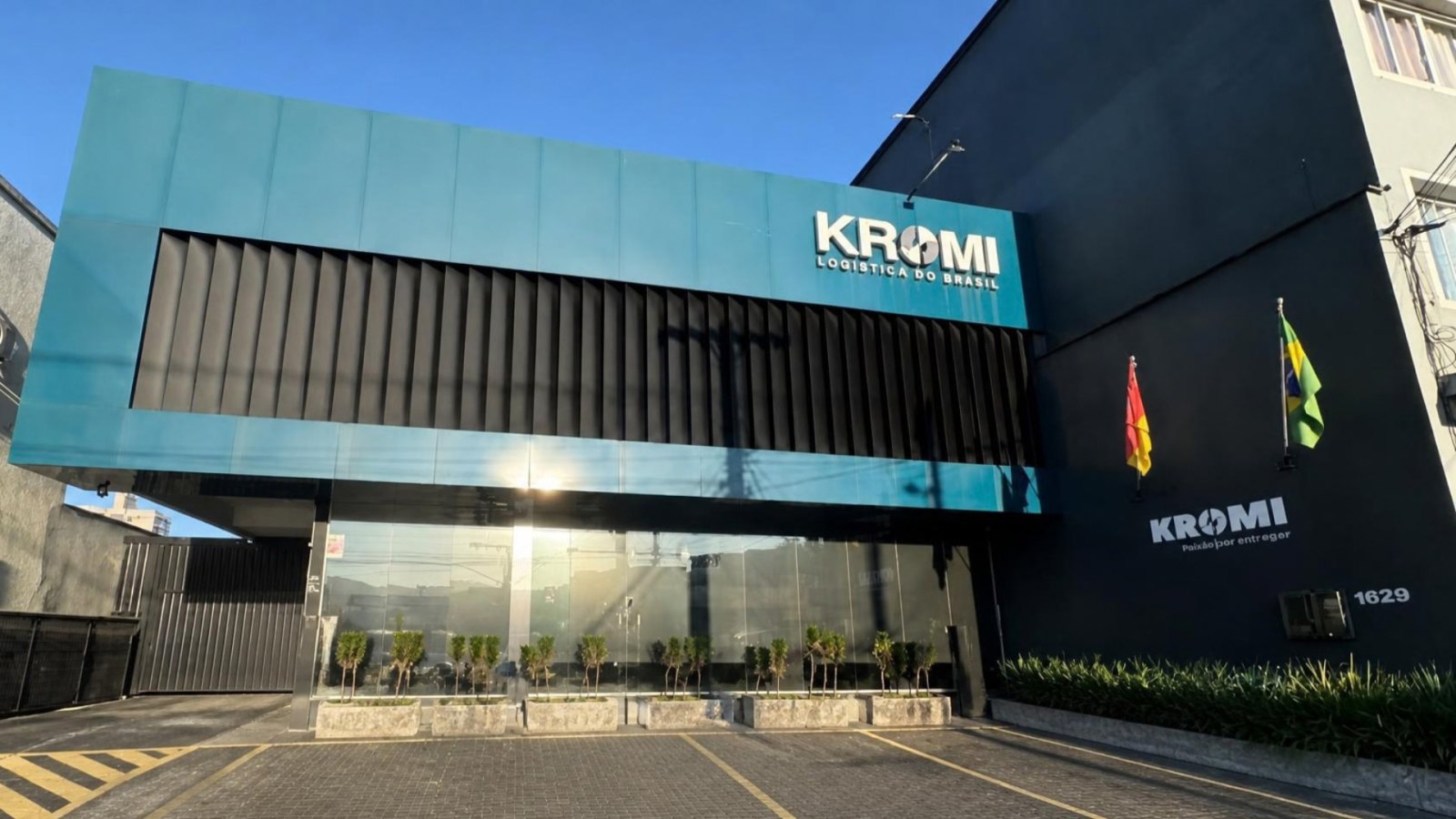 Sede da Kromi Logística do Brasil, em Joinville